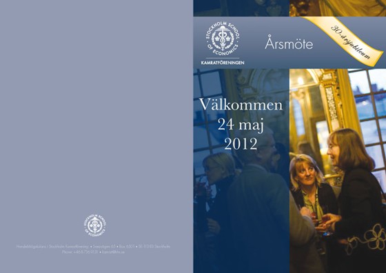 Handelshögskolan i Stockholm: Katalogomslag